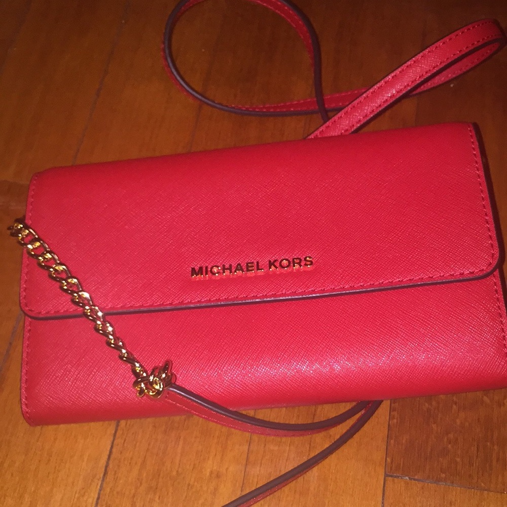 Michael Kors Red Crossbody